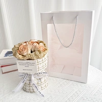 White Pattern Kabuccino (5) Подарочные пакеты Window