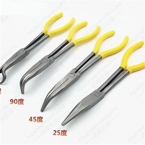 Lengthened handle pointed nose straight nose pliers 11 inch curved nose pliers 16 inch extra long elbow pliers clamping ring pliers 13 inch auto repair