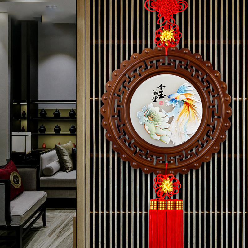Creative Living Room Golden Jade Full Hall Safe Button Jade Pendulum Decorated Furniture Liquor Cabinet Adornment Jo Relocation New Residence Gift