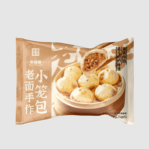 幸福西饼嵊州半成品速冻食品小笼包125g*4袋