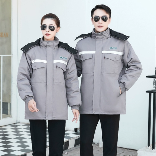 Зимний пуховик для работы, увеличенная толщина, делается под заказ