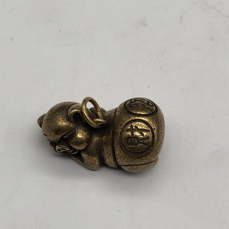 Ancient Play Miscellaneous Collection Small Pig Pendant Zodiac Zodiac Zodiac Zodiac Pig Key Buckle Pendant Small Swing Piece Handlebar Piece