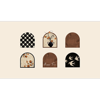 Gbolai modern simple leather waterproof oil-resistant table pad Gbolai modern simple leather waterproof oil-resistant table pad