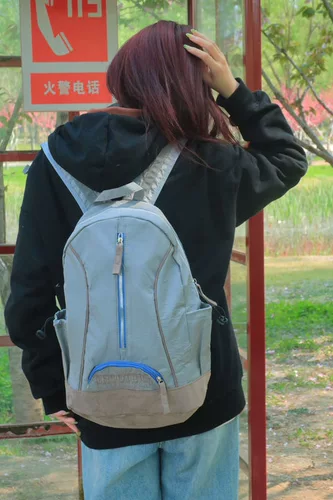 Брендовая сумка через плечо, вместительный и большой рюкзак, в американском стиле, с вышивкой, коллекция 2023, в корейском стиле, Южная Корея, подходит для студента