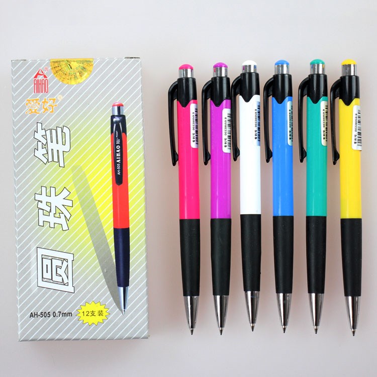 Classic paragraph by moving office 0-7mm ballpoint pen smooth red black blue atom pen