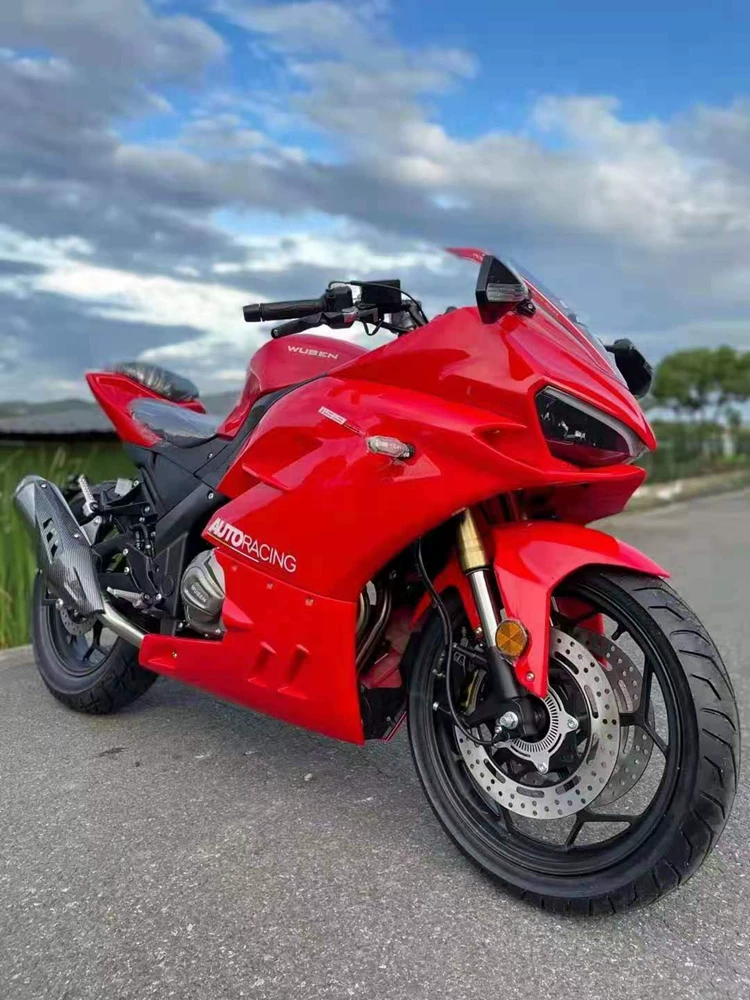 Мотоцикл H2 Little Ninja R3 двухцилиндровый, с водяным охлаждением, электрический пуск, полный обвес