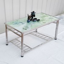 Stainless Steel Folding Baking Fire Table Dining Table Dining Table Home Heating Baking Fire Rack Rectangular Square Baking Fire Table