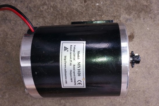 With brushed high speed motor Yunette 24V500W high speed motor MY1020 motor electric car beach car motor