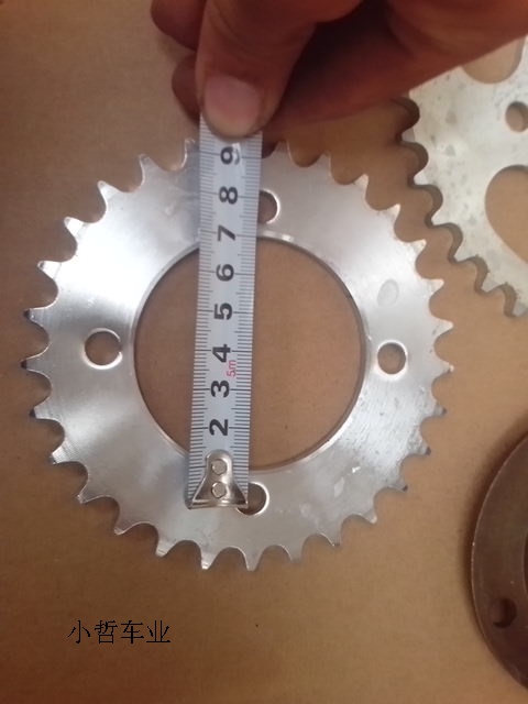 Modified electric tricycles of various models 420 rear large chainring gear flywheel