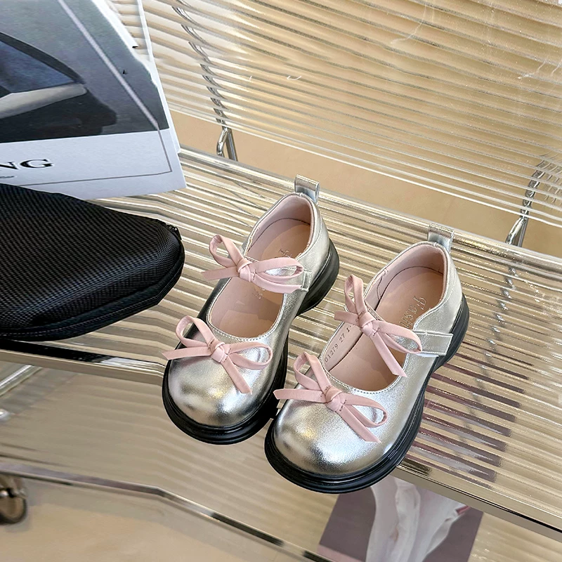 [Детские кожаные туфли Lewis&Clarks 2025 новая весна-осень, mary jane, для маленьких девочек, праздничные туфли принцессы]