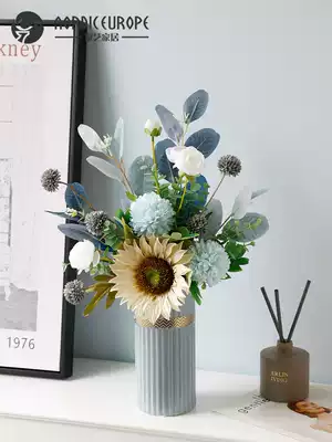 Fake flower simulation flower living room decoration flower arrangement flower arrangement 2021 new high-end floral decoration