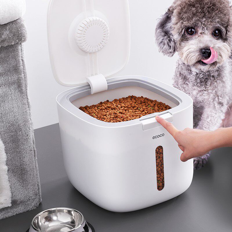 Cat Food Storage Barrel Pet Storage Seals Moisture-proof Storage Box Home Containing Dog Food Snacks Fermenter