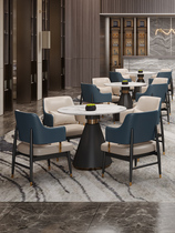 Negotiate Light Extravaganza Modern Sales Office Small Round Table Negotiation Table Casual One-table Four Chairs Reception Table And Chairs Combination Suit