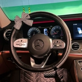 Универсальный руль на четыре сезона, милый комплект, летняя нескользящая рукоятка, Южная Корея, популярно в интернете, впитывает пот и запах