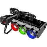 Автомобильная сигарета Little Trag Three Multi -Function Используйте заглушку -в зарядную зарядку автомобиля -IN Distribution One Crag и два зарядного устройства для транспортного средства.