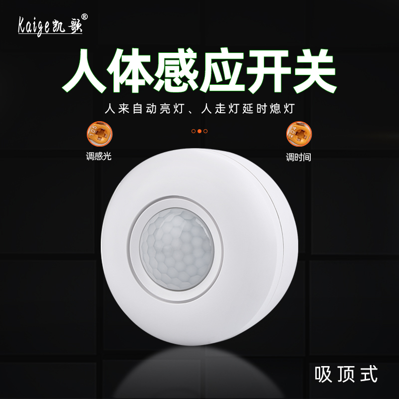 Human body induction switch 220V infrared sensor 12V24V DC LED light with stair light when people come to light on and off