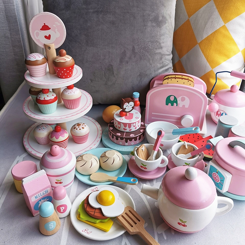 Children's play house kitchen toy bread machine cooking simulation tableware kitchen utensils set pot baby boy girl