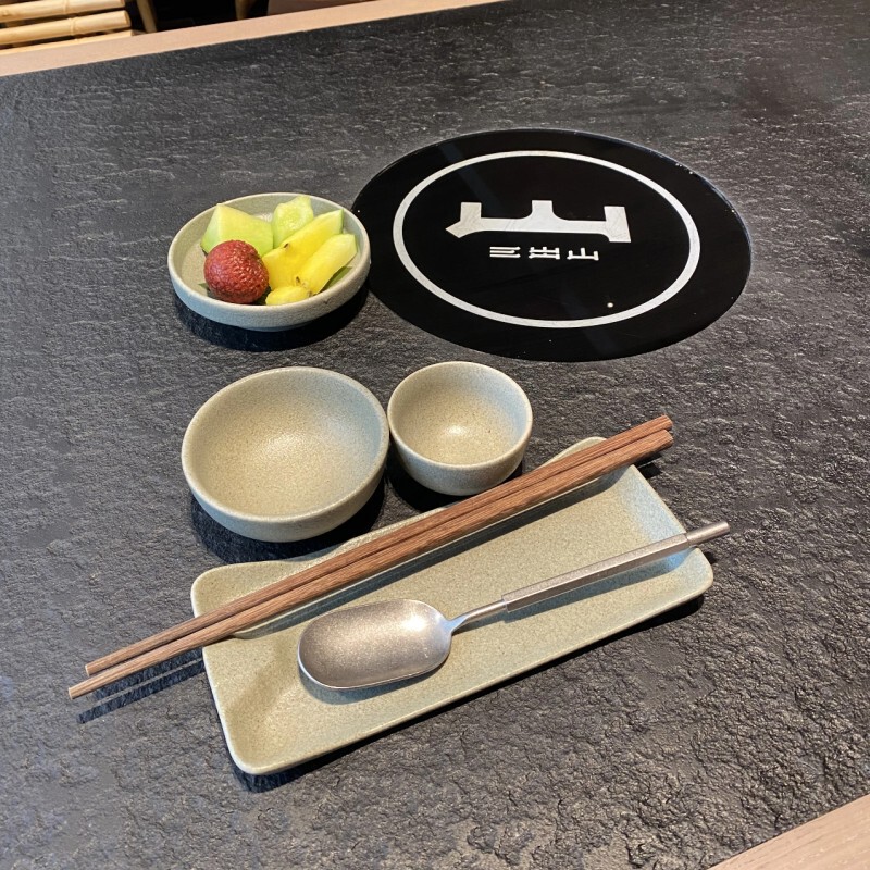 Three Mountains Same Style Hot Pot Restaurant Tableware, Mountain Style Melamine Plate Setting, Creative Imitation Porcelain Table Setting Five-Piece Set, Drop-Resistant, Free Shipping