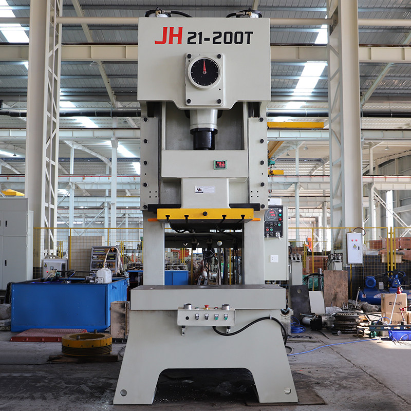 Factory spot JH-21 pneumatic punch 200 tons open stamping forming solid precision machining stamping machine