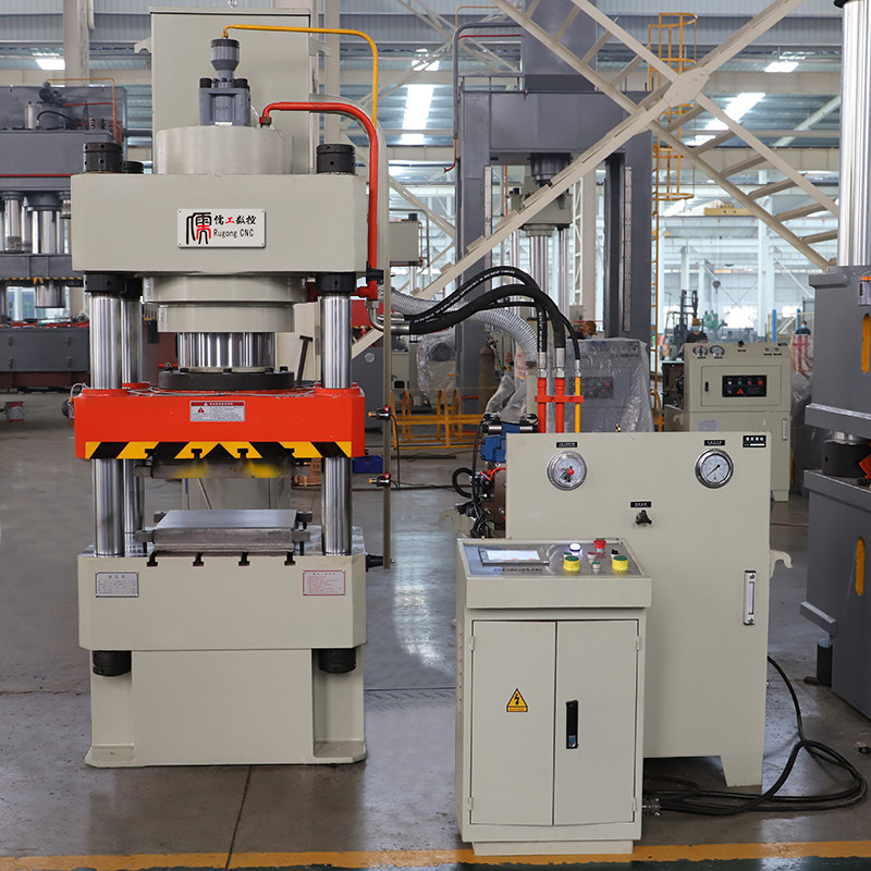 315 tons of three - beam four - column hydraulic press 315T heating plate hot pressure PVC plate forming oil pressure press