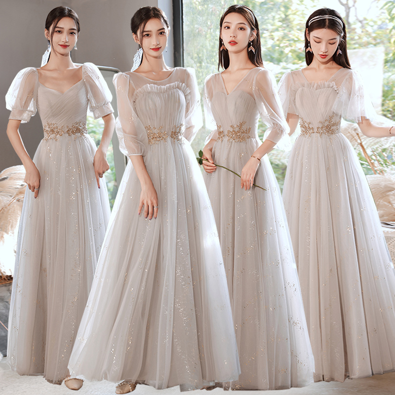 Bridesmaid dress, summer evening dress, small long skirt, 2023 collection