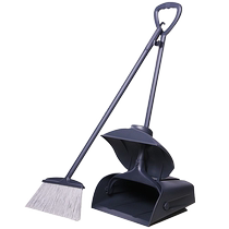 SiToo windproof dustpan broom outdoor cleaning windproof garbage shovel with soft broom sanitation garbage bucket