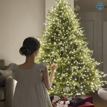 Luxurious luminous Christmas tree home living room Christmas decoration floor-standing ornaments high-end 3 meters 1 8 meters shooting track