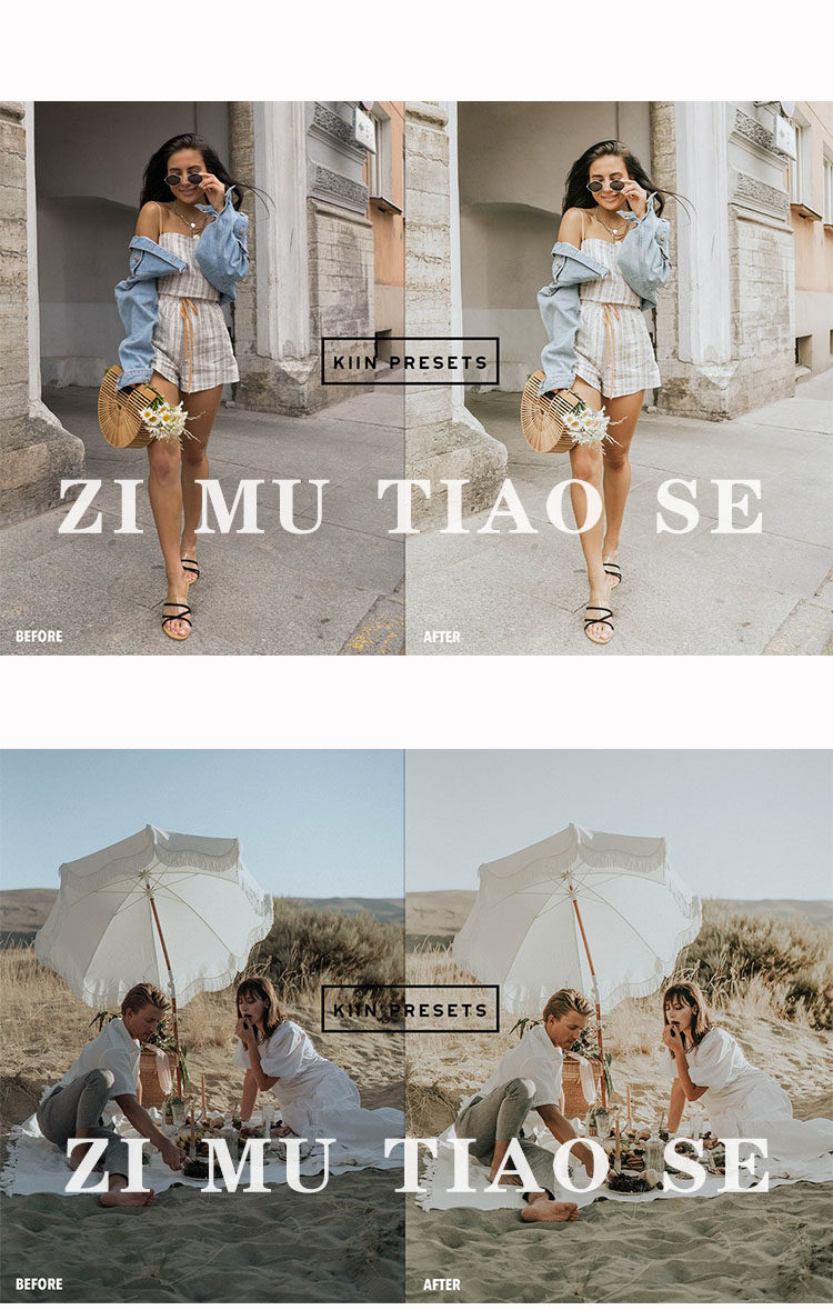 图片[6]-明亮通透低饱和韩式米色滤镜LR预设PR剪映达芬奇PS颜色查找预设-cg男孩