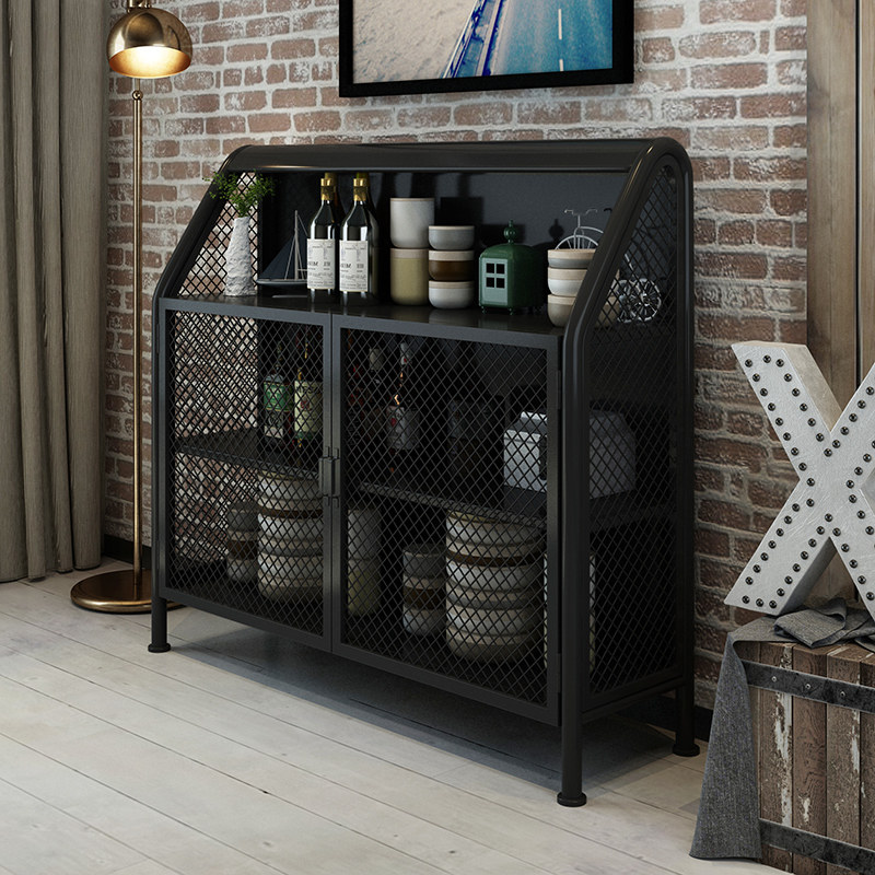 Iron Self-Continuous Resource Table Small Barbecue Barbecue Dip Table Multi-functional Meal Side Cabinet