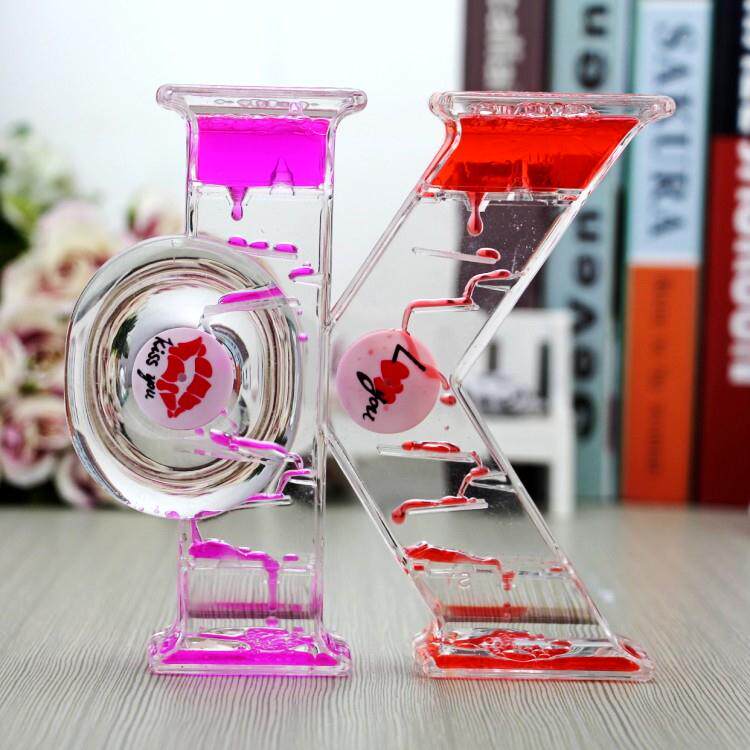 Creative OK Oil Leak Drop Oil Drop Hourglass Pendulum Pieces Anti-Fall Children's Toy Decorations Send Girls Gifts