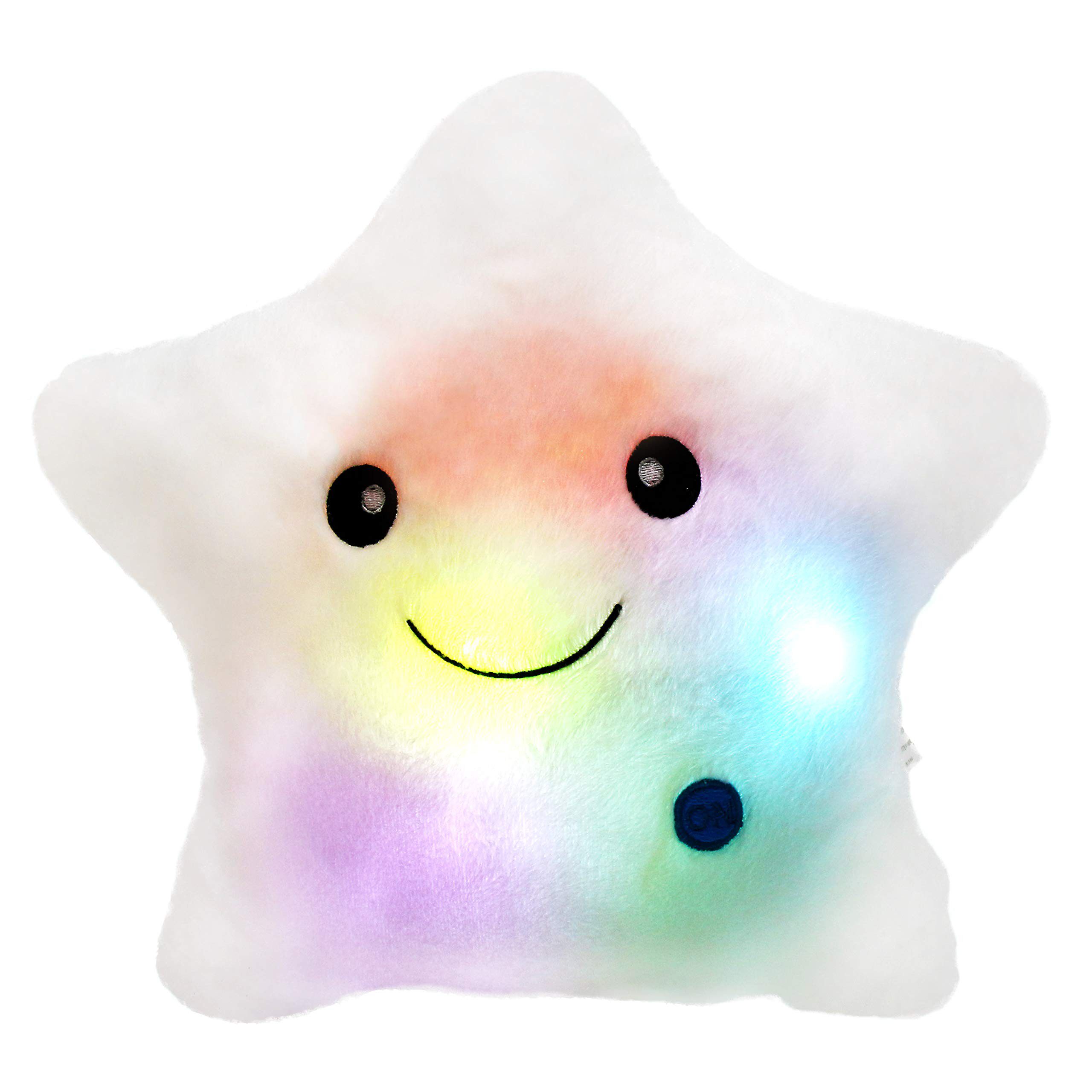Ppoetry Plush Toy Pentagram Glowing Stuffed Animal Toy Preschool children Puzzle Toys