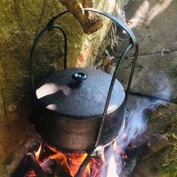 Hanging Pan Iron Boiler Thicken Countryside Home Old-style Cooking Pot Turkey Top Pan and Saucepan Saucepan for small pot burning firewood for firewood