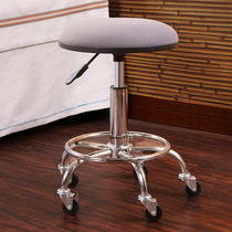 Beauty stool Pulley stool Rotatable lifting round stool barbershop big stool Makeup nail beauty salon special