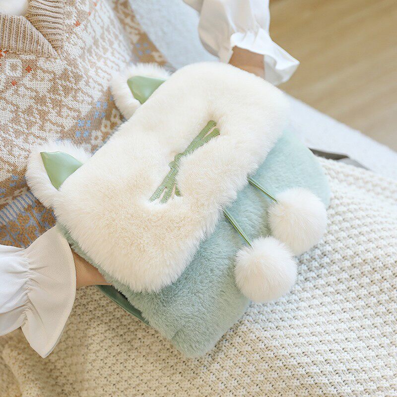 2022 New Explosion-proof Hot Water Bag Rechargeable Hand Warmer Baby Girl Plush Cute Hot Water Bag Electric Heater