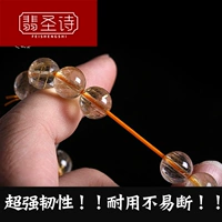 Эластичный браслет, эластичный ремень, четки из круглых бусин из грецкого ореха, износостойкие бусины