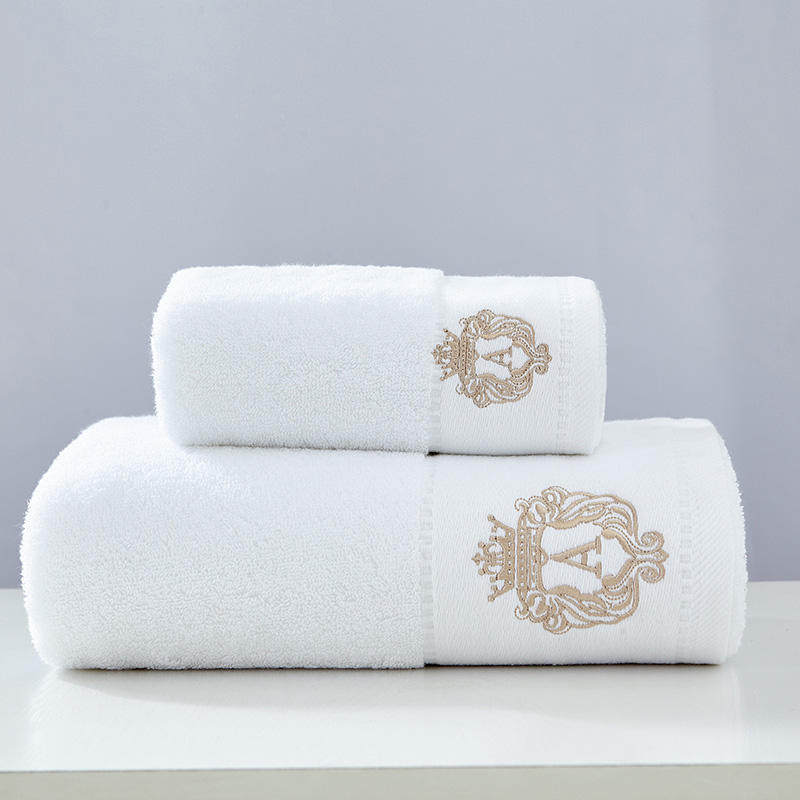 Pure Cotton Minjuku Hotel Pure White Bath Towels Beauty Salon Special Towel Home Full Cotton Guesthouse Wholesale Custom Logo-Taobao