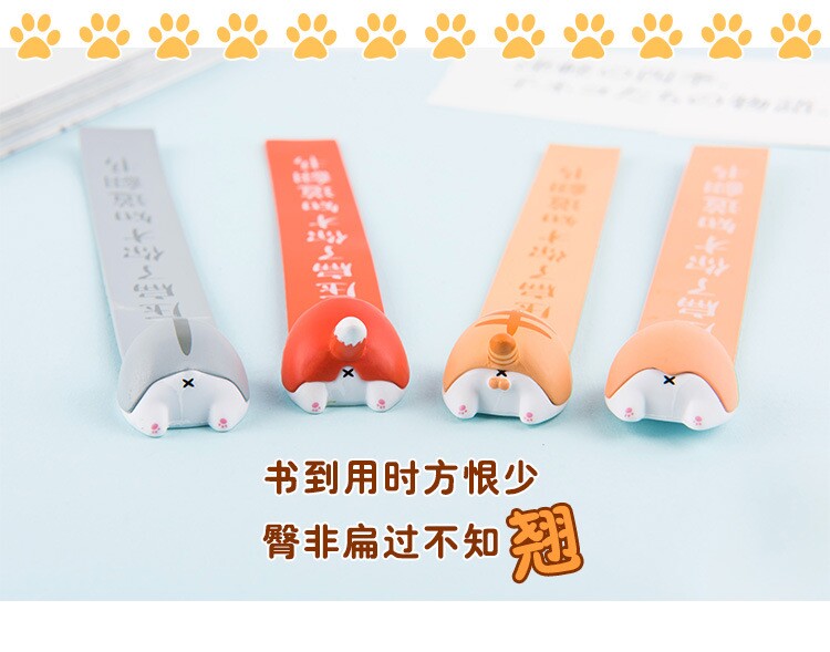 3d Stereobookmark Animal Cute Cartoon Creativity Bookmark for Blame Gift Student Stationery Personality Book Page Sign