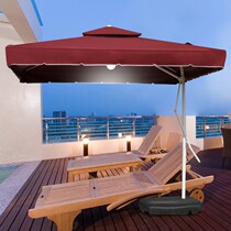Outdoor beach umbrella Courtyard Umbrella Large Balcony Terrace Terrace Outdoor Large Sun Umbrella Swing Stall Security Guard Booth Umbrella Wrench Umbrella