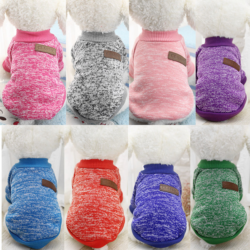 Dog Clothes For Small Dogs Soft Pet Dog Sweater Clothing Fo