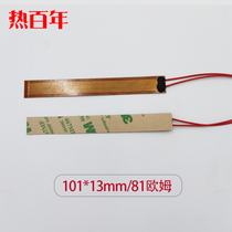 Hot 101*13mm polyimide electric heating film heating film instrument heating film 81 ohm PI electric heating film