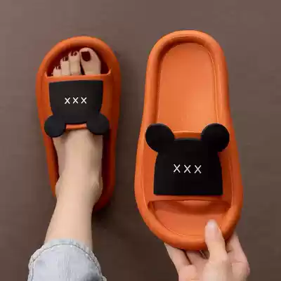 Cute slippers ladies summer home home indoor non-slip bath bathroom couple cool man summer outside