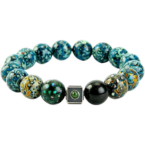 dongguan Dongguan large lacquer beads bracelet mother-of-pearl lacquerware couple Chinese style national style Tibetan style original retro Canghaixi