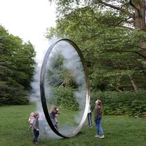 Mist Gate Atomization Door Smoke Gate Scenic Spot Photo Atomizer Arch Spray Round Fog Senor Ring Tunnel Stainless Steel