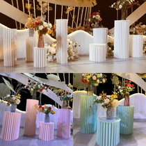 Wedding Props Folding Cylindrical sweet quality Roman Column Road Swaying Pieces Mall Shop Window Birthday Party Decoration Arrangement