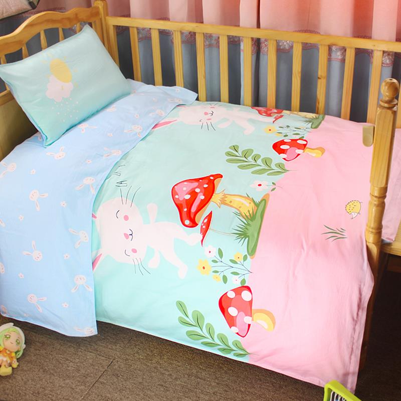 Kindergarten quilt three pieces of summer nap baby baby packed new bedding with core children into garden