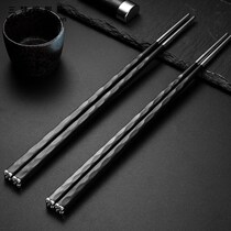 German alloy chopsticks home anti-slip high temperature resistant suit stainless steel high-end quick son family 10 double