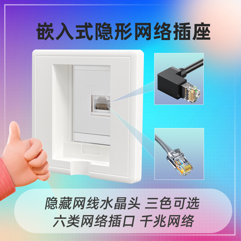 Type 86 Type six Type Six one thousand trillion Broadband Network Line Single Double-port Computer Network Network port Phone TV TV Socket Panel-Taobao