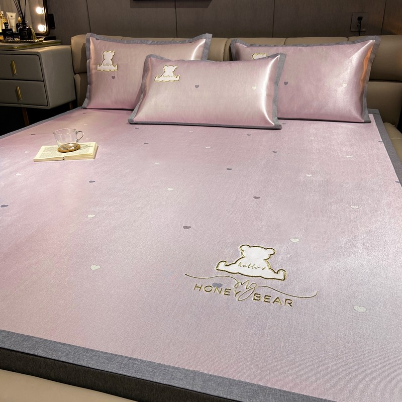 Waterstar Home Textile High-end Ice Silk Cool Mat Summer Naked Sleep Foldable Washable Student Dorm Room Double Air Conditioning Cool Mat 3