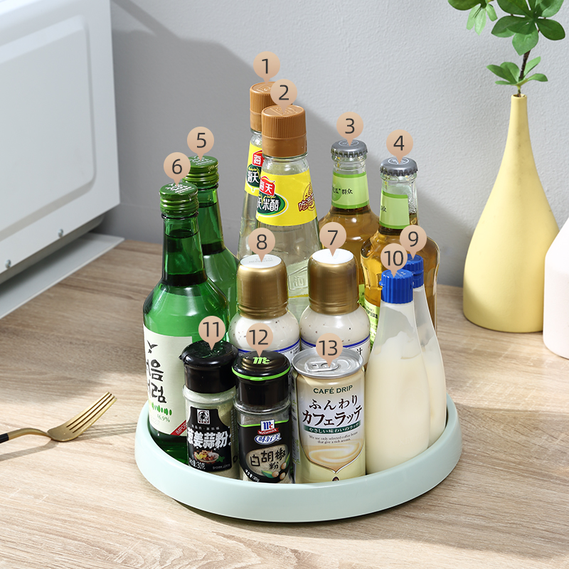 【可签到】居佳君旋转式调料置物架