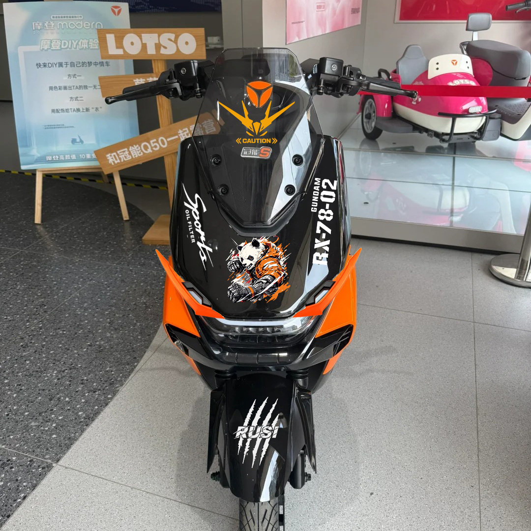 什么样的前风挡最适合雅迪冠能S白鲨70 90改装?-摩托车挡风被-淘宝百科网